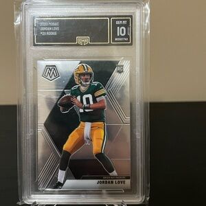 Jordan Love 2020 Mosaic GMA 10 NFL Football Card Rookie Packers 🔥🏈 Green Bay QB